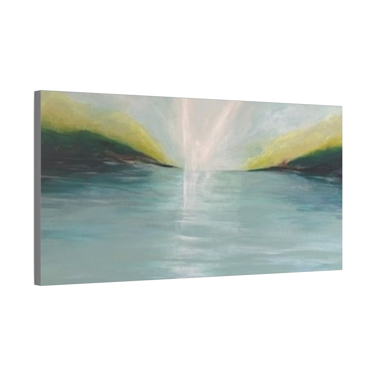 Serene Landscape Stretched Canvas Wall Art - Tranquil Nature Decor