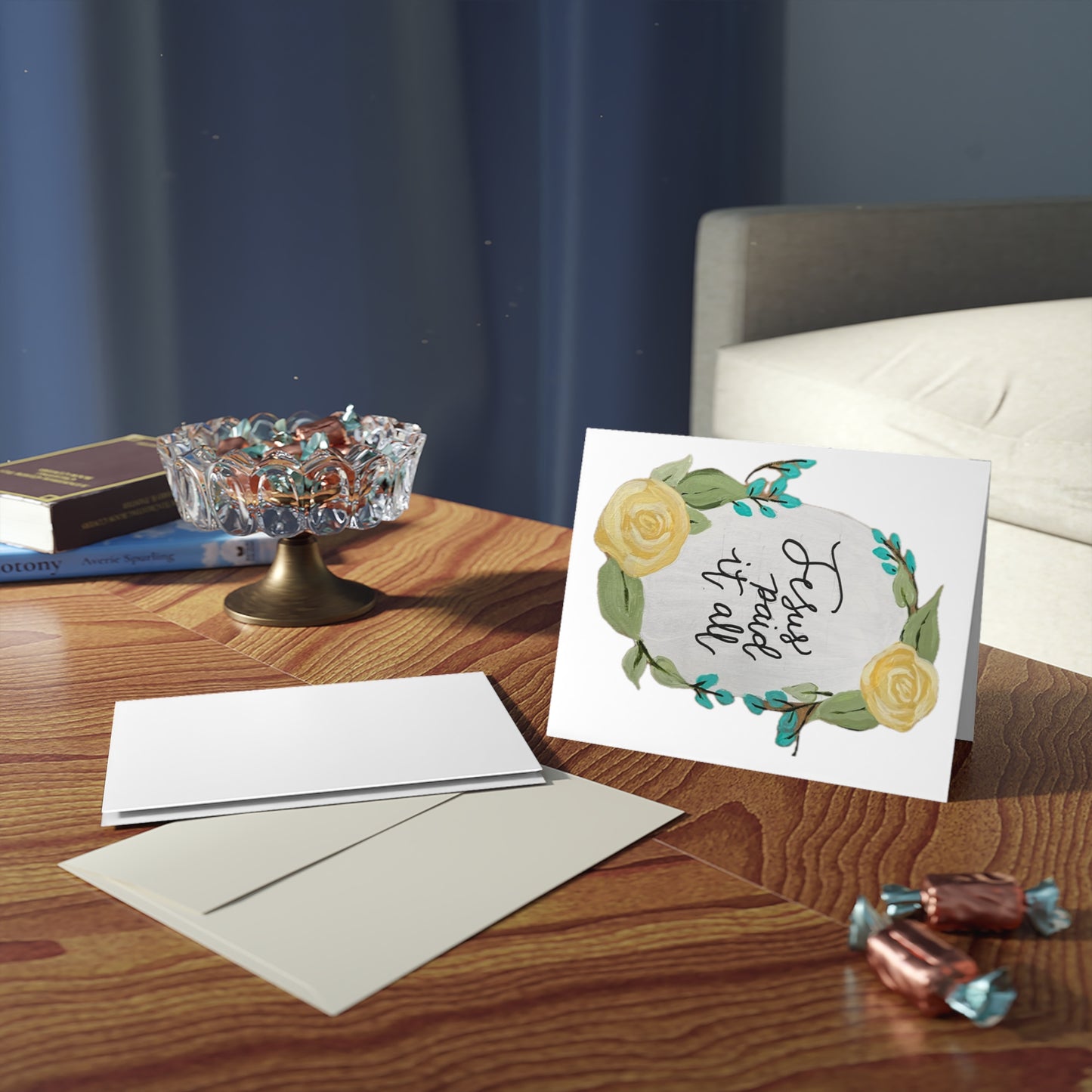 Jesus Paid it All - Greeting cards (8, 16, and 24 pcs)