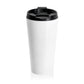 Lion and Lamb Travel Mug, Stainless Steel Coffee Cup, Nature Lover Gift, Unique Travel Mug, Hiking Gear, Inspirational Drinkware