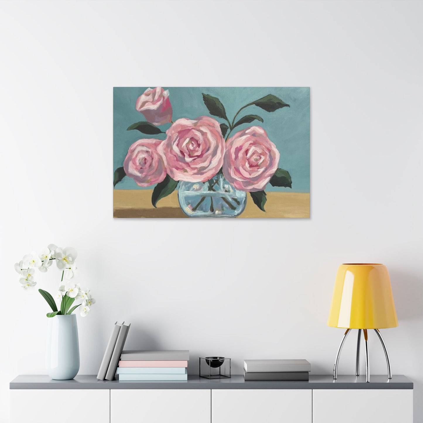 Floral Wall Art - Flowers from the Garden - Canvas Print for Home Décor