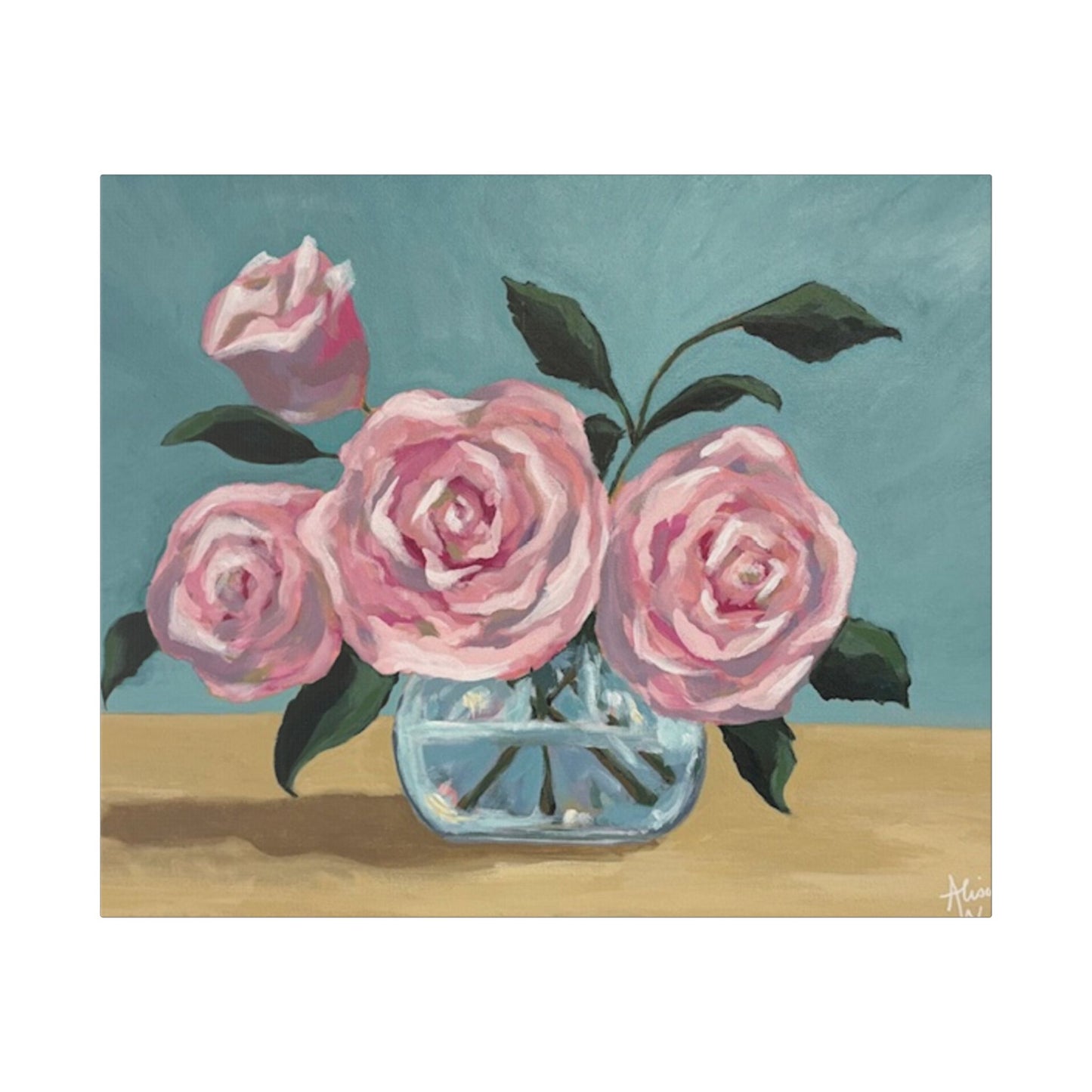Floral Wall Art - Flowers from the Garden - Canvas Print for Home Décor