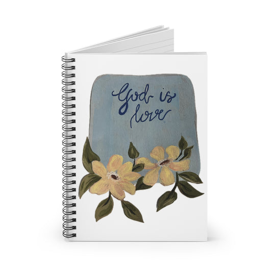 God is Love - Spiral Notebook - Ruled Line